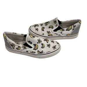 SOPHIA WEBSTER Adele Sneakers Size 7 US Womens Banana White Yellow Loafers Flats